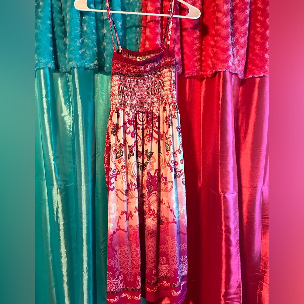 india boutique purple patterned dress